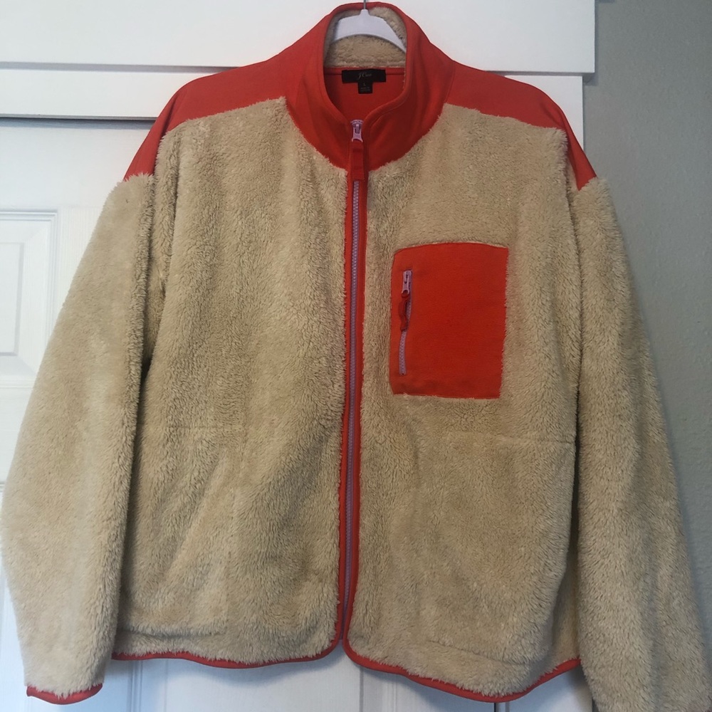 JCrew Fleece Zip Jacket